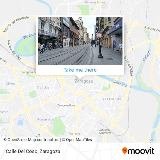 Calle Del Coso map