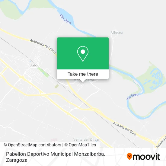 Pabellon Deportivo Municipal Monzalbarba map