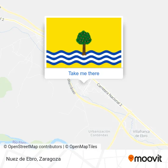 Nuez de Ebro map