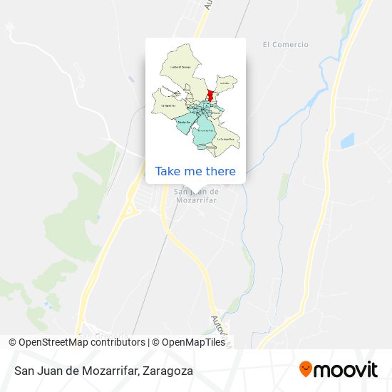 San Juan de Mozarrifar map