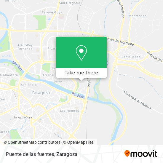 Puente de las fuentes map