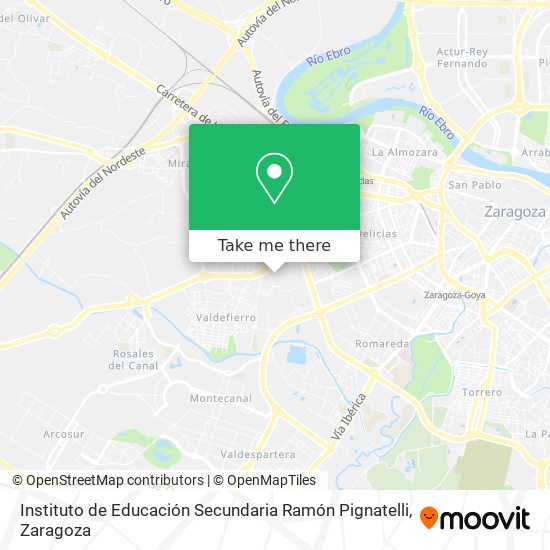 Instituto de Educación Secundaria Ramón Pignatelli map