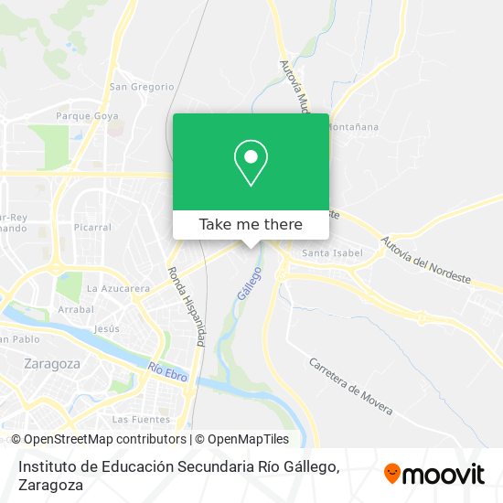 Instituto de Educación Secundaria Río Gállego map