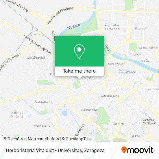 Herboristería Vitaldiet - Univérsitas map
