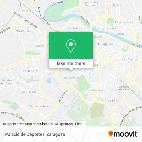 Palacio de Deportes map