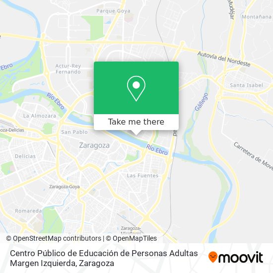 Centro Público de Educación de Personas Adultas Margen Izquierda map
