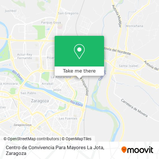 Centro de Convivencia Para Mayores La Jota map