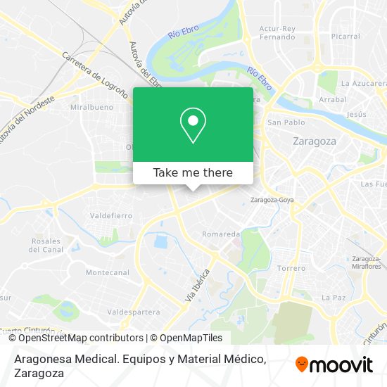 Aragonesa Medical. Equipos y Material Médico map