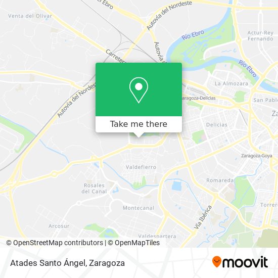 Atades Santo Ángel map