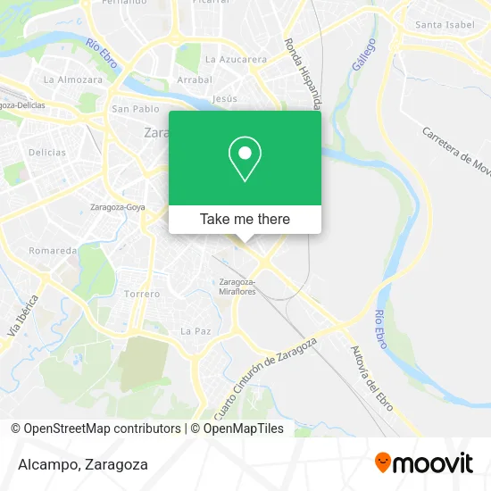 Alcampo map