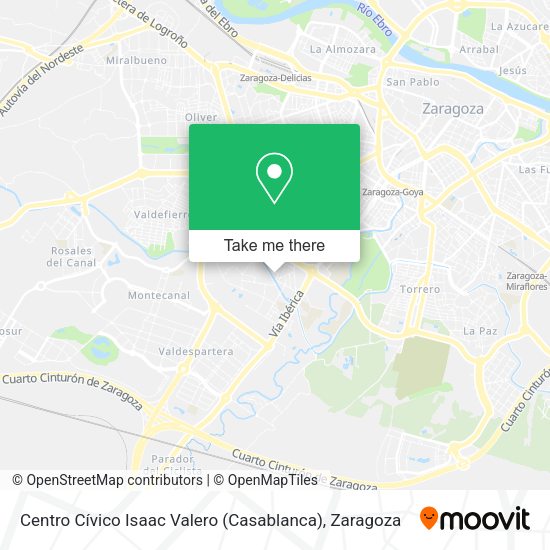 Centro Cívico Isaac Valero (Casablanca) map