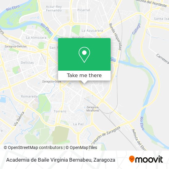 Academia de Baile Virginia Bernabeu map