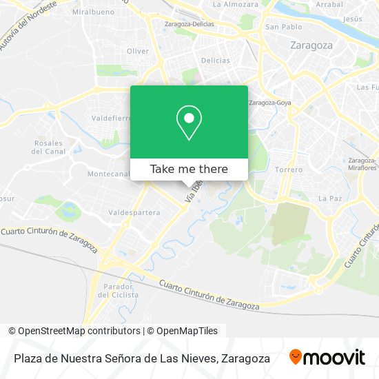 Plaza de Nuestra Señora de Las Nieves map