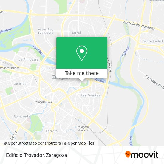 Edificio Trovador map