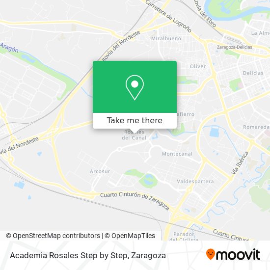 Academia Rosales Step by Step map