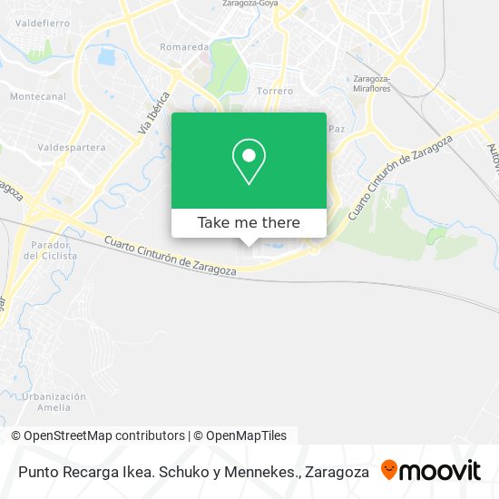 Punto Recarga Ikea. Schuko y Mennekes. map