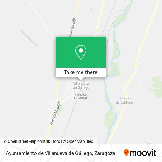 Ayuntamiento de Villanueva de Gállego map