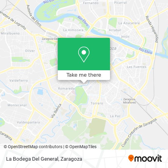 La Bodega Del General map