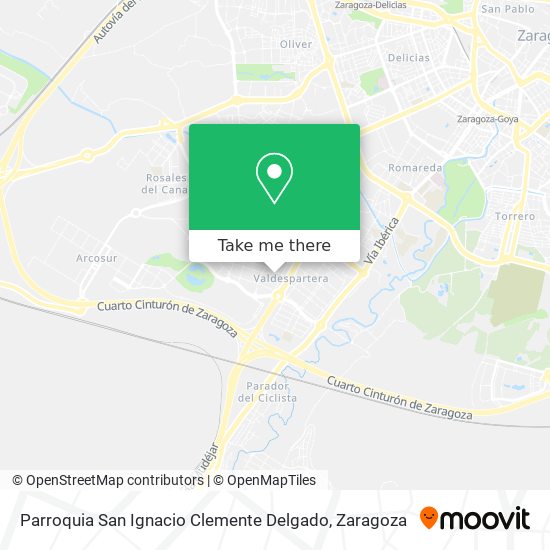 Parroquia San Ignacio Clemente Delgado map