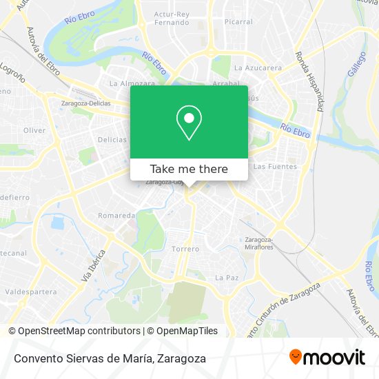 Convento Siervas de María map
