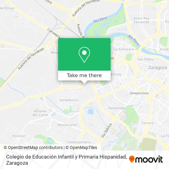 Colegio de Educación Infantil y Primaria Hispanidad map