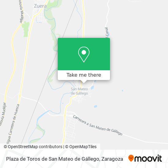 Plaza de Toros de San Mateo de Gállego map