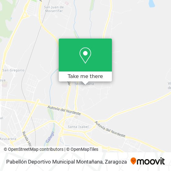 Pabellón Deportivo Municipal Montañana map