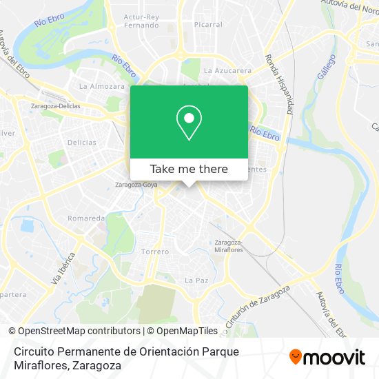Circuito Permanente de Orientación Parque Miraflores map