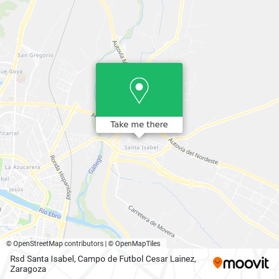 Rsd Santa Isabel, Campo de Futbol Cesar Lainez map