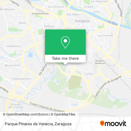 Parque Pinares de Venecia map