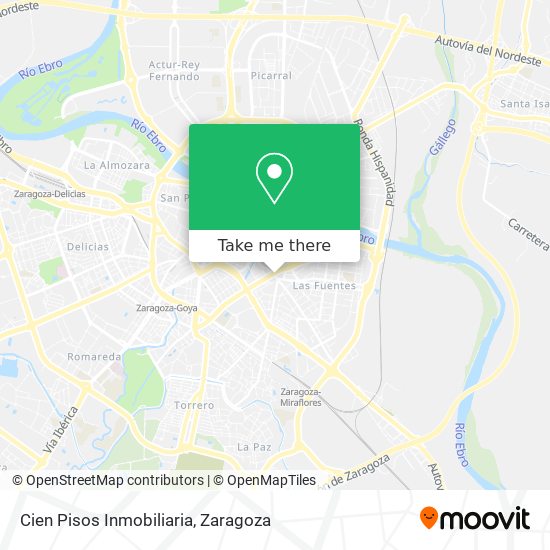 Cien Pisos Inmobiliaria map