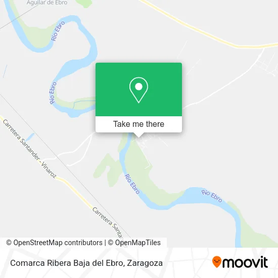 Comarca Ribera Baja del Ebro map