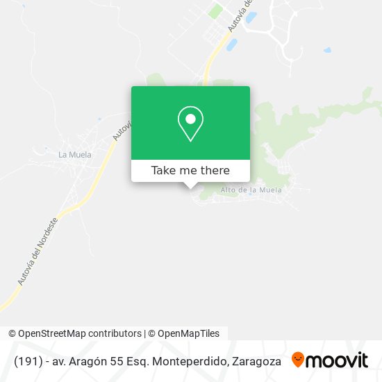 (191) - av. Aragón 55 Esq. Monteperdido map