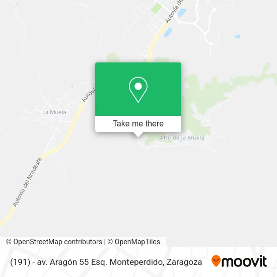 (191) - av. Aragón 55 Esq. Monteperdido map