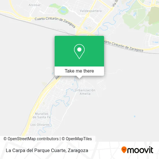 La Carpa del Parque Cuarte map