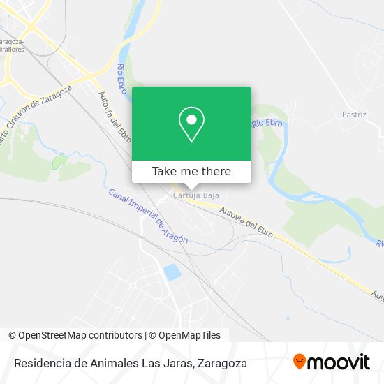 Residencia de Animales Las Jaras map