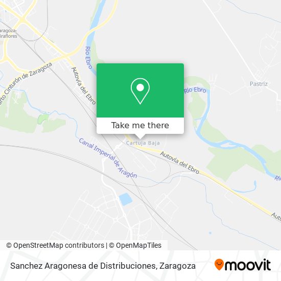 Sanchez Aragonesa de Distribuciones map