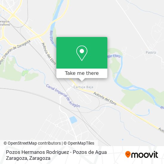 Pozos Hermanos Rodríguez - Pozos de Agua Zaragoza map
