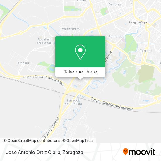José Antonio Ortiz Olalla map