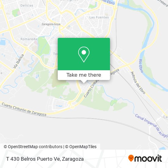 T 430 Belros Puerto Ve map
