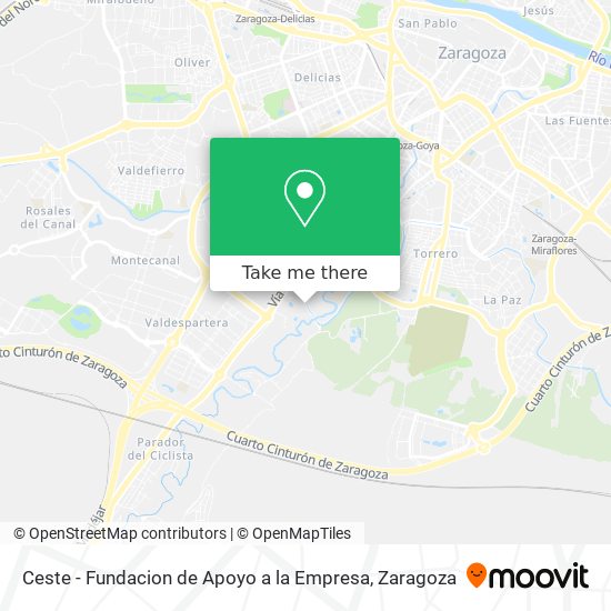 Ceste - Fundacion de Apoyo a la Empresa map