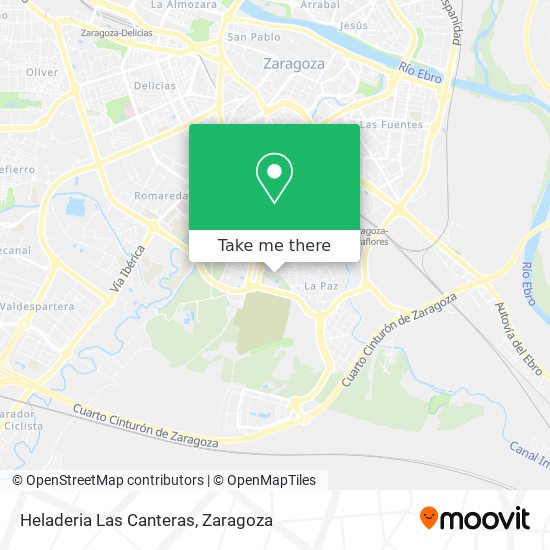 Heladeria Las Canteras map