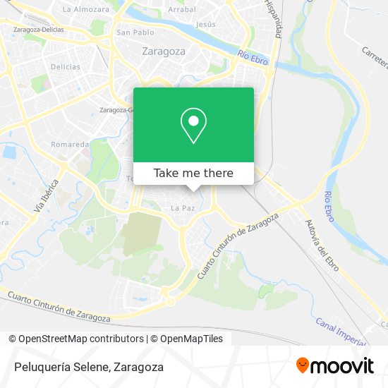 Peluquería Selene map