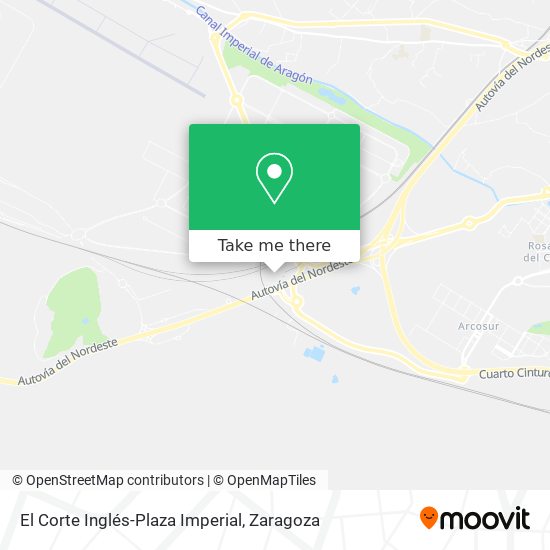 El Corte Inglés-Plaza Imperial map