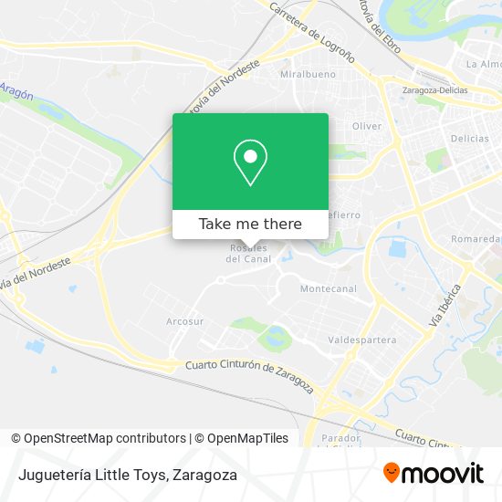 Juguetería Little Toys map