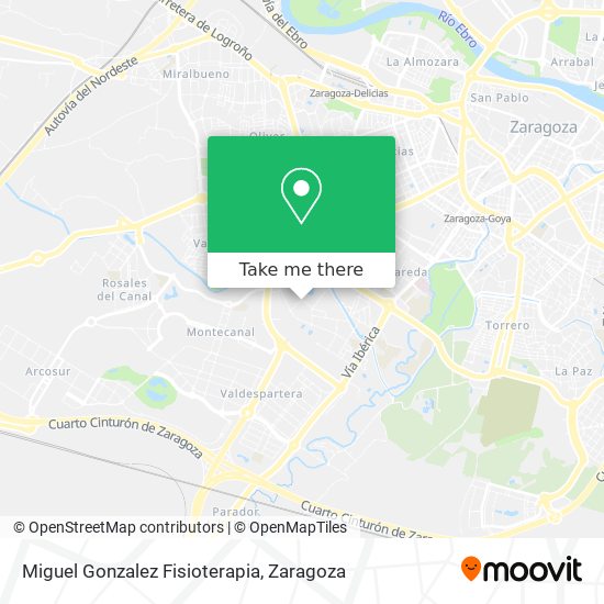Miguel Gonzalez Fisioterapia map