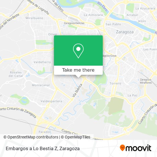 Embargos a Lo Bestia Z map