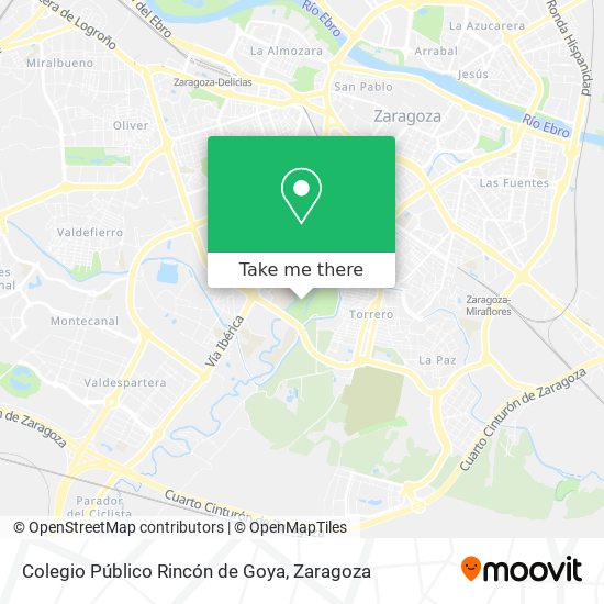Colegio Público Rincón de Goya map