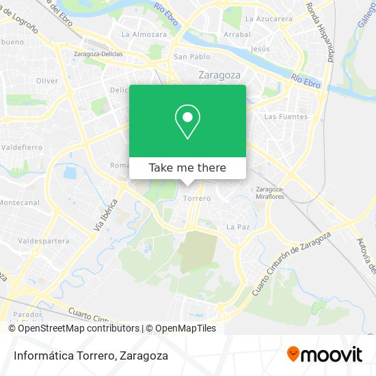 Informática Torrero map