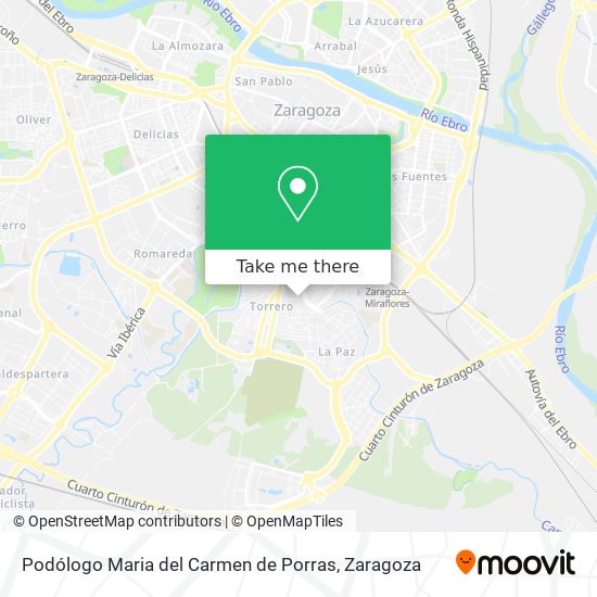 Podólogo Maria del Carmen de Porras map